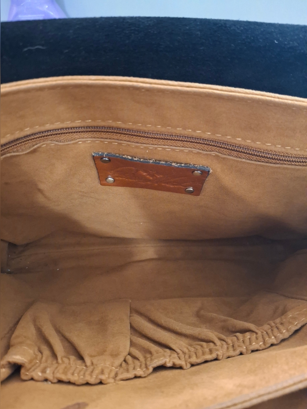 Patricia Nash Sophiana Flap Leather Crossbody Bag EUC - Picture 5 of 5